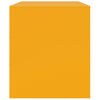 vidaXL TV Cabinet Set of 2 Mustard Yellow Cold-rolled steel Large