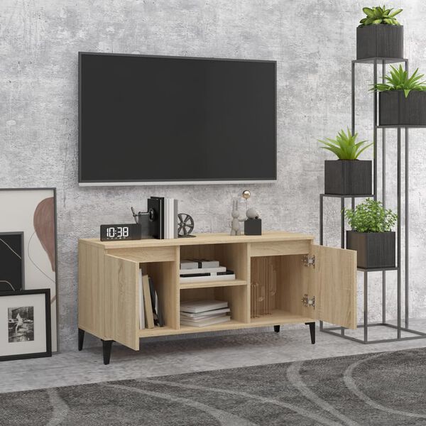 vidaXL TV Cabinet Sonoma Oak Engineered wood Standard TV Cabinet