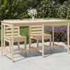 vidaXL Garden Table Natural wood Solid pine wood Large Durable