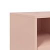 vidaXL TV Cabinet Pink Cold-rolled steel 26.8 x 15.4 x 17.1 in Storage