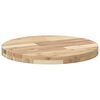vidaXL Table Top Natural wood Solid Acacia wood 19.7 inches diameter