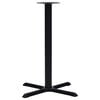 vidaXL Bistro Table Leg Black Cast iron Standard Durable