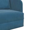 vidaXL Sofa Bed Blue 25.59 x 31.50 x 32.68 in Velvet