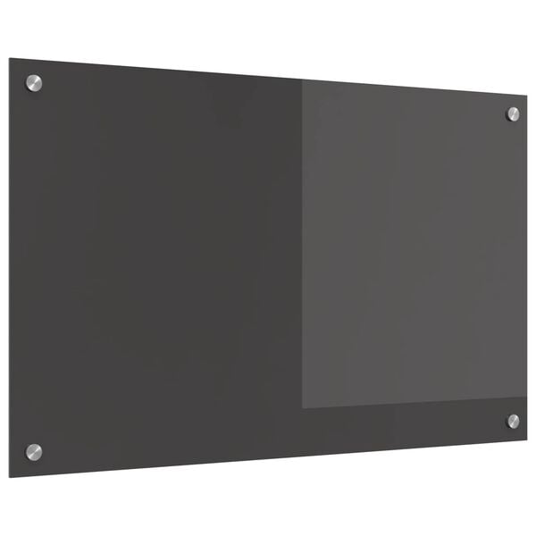vidaXL Kitchen Backsplash Dark grey 31.50 x 19.69 x 0.24 in