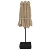 vidaXL Garden Parasol Taupe Polyester fabric Extra large Tiltable