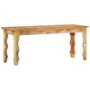 vidaXL Bench 43.3"x13.8"x17.7" Solid Reclaimed Wood