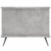 vidaXL Coffee Table Concrete Grey Engineered Wood, Iron