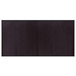 vidaXL Rug Dark Brown Bamboo, Polypropylene 39.4 x 78.7 in Bamboo Rug