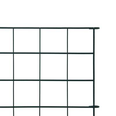 vidaXL Garden Fence Set 30.5"x25.2" Green
