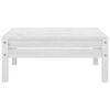 vidaXL Garden Lounge Set White Solid Pine Wood 25.0 x 25.0 x 24.6 in