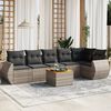vidaXL Garden Sofa Set Gray