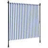 vidaXL Outdoor Roller Blind Blue and White