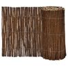 vidaXL Lawn Fence 5 pcs Brown 78.74 x 11.81 in