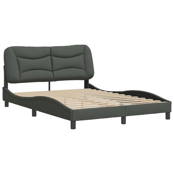 vidaXL Bed Frame Dark Grey