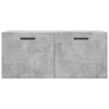 vidaXL Wall Cabinet Concrete Grey Engineered wood Medium Wall Cabinet