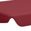 vidaXL Replacement Canopy for Garden Swing Wine Red 59.1"/51.2"x41.3"/27.6"