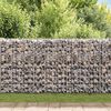 vidaXL Gabion Basket Galvanized Steel 47.2"x11.8"x19.7"