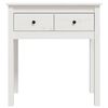 vidaXL Console Table White Solid pine wood Medium Console Table