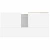 vidaXL Bathroom Cabinet White Engineered wood Standard Bathroom Cabinet