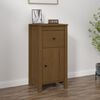 vidaXL Sideboard Honey brown Solid pine wood Medium Sideboard