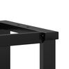 vidaXL Coffee Table Leg Black Powder-Coated Steel Medium