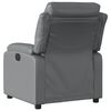 vidaXL Massage Recliner Chair Gray