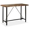 vidaXL Bar Set Brown Reclaimed wood Large Industrial Bar Set