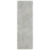 vidaXL Bookshelf Concrete Grey Engineered wood Compact Bookshelf