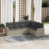 vidaXL Garden Sofa Set Light Grey