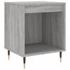 vidaXL Bedside Cabinet Set of 2 Grey Sonoma Engineered wood, metal