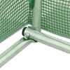 vidaXL Greenhouse Green Polyethylene and galvanized steel Large