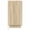 vidaXL Bedside Cabinet Sonoma Oak Engineered wood Standard
