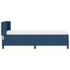vidaXL Box Spring Bed with Mattress with Mattress Blue 35.4" x 78.7