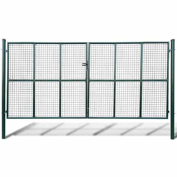 vidaXL Mesh Garden Gate 157.5x78.7"