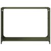 vidaXL Firewood Rack Olive Green 35.4x11.0x25.6" Cold-rolled steel