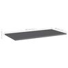 vidaXL Shelf Set of 8 High gloss grey Engineered wood