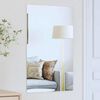 vidaXL Wall Mirror Rectangular 19.69 x 31.50 in Tempered Glass
