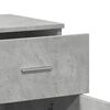 vidaXL Sideboards 2 pcs Concrete Gray 31.1"x15"x31.5" Engineered Wood