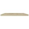 vidaXL Shelf Set of 4 Sonoma oak Engineered wood 23.6 x 7.9 x 0.6 in