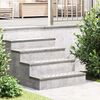 vidaXL Stair Tread Rectangular 2 pcs Silver 23.62 x 7.87 in Aluminium