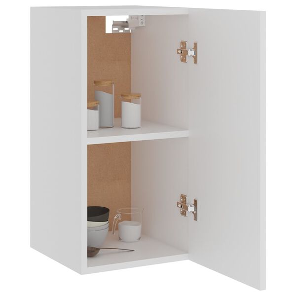 vidaXL Hanging Cabinet White Engineered Wood Small Hanging Cabinet