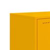vidaXL TV Cabinet Mustard Yellow Cold-rolled Steel 39.6 x 15.4 x 17.1 in