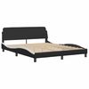 vidaXL Bed Frame Black and White
