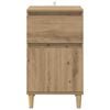 vidaXL Bedside Cabinet Artisan Oak 15.75 x 13.78 x 27.56 in