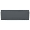 vidaXL Pallet Cushion Set 2 pcs Anthracite 47.24 x 15.75 x 3.15 in