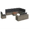 vidaXL Garden Sofa Set Grey