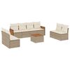 vidaXL Garden Sofa Set Beige