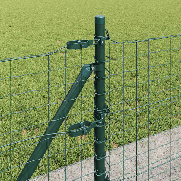 vidaXL Fence Post Other 26 pcs Grey 1.26 x 1.26 x 19.69 in Steel