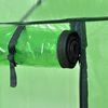vidaXL Greenhouse Transparent Green Powder-coated Steel