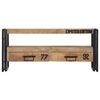 vidaXL TV Stand Mango Wood and Black